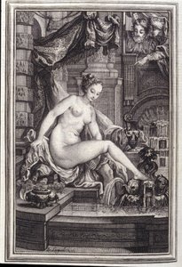 Der König Kandaules und der Meister im Recht - in „Tales et nouvelles en vers“ von Jean La Fontaine. 1762.