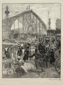 Verlassen der Ausstellung von 1889