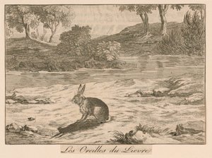 "Les Oreilles du Lieure" aus La Fontaines Fabeln