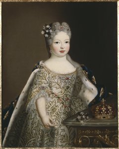 Porträt von Infantin Mariana Victoria von Spanien (1718-1781), Königin von Portugal von Unknown artist