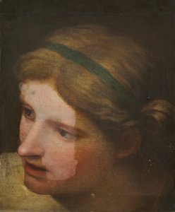Lauschender Engel von Unknown artist