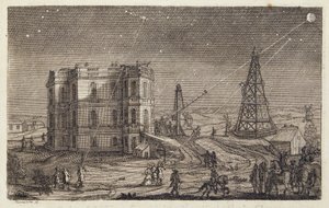 Die Beobachtung der Sterne - in „Astronomische Tabellen der Sonne, des Mondes, der Planeten, der Fixsterne und der Satelliten von Jupiter und Saturn“ von Cassini, Imprimerie Royale, Paris