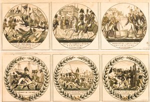 Louis Antoine von Bourbon, Herzog von Angoulême (Louis de France oder Louis XIX) (1775-1884) während der spanischen Expedition von 1823: Einnahme des Trocadero, Einnahme von Madrid, Kapitulation von Cádiz, Schlacht von Navarin, hinter den Spaniern vor Barc von Unknown artist