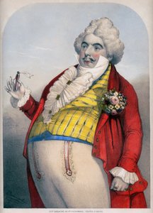 Luigi Lablache, italienischer Bass als Dr. Dulcamara in Donizettis L