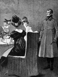 Madame de Staël, Germaine Necker (1766 - 1817) erhielt 1803 den Befehl zur Verbannung von Napoleon I. für die Anstiftung zur Feindseligkeit gegenüber dem Exekutivrat. Gravur des 19. Jahrhunderts. von Unknown artist