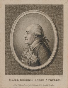 Generalmajor Baron Steuben (Radierung) von Unknown artist