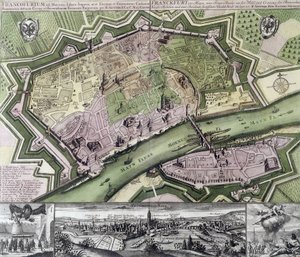 Karte von Frankfurt