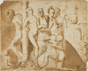 Martyrium von zwei Heiligen von Unknown artist