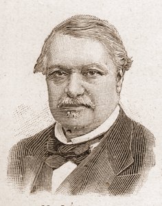 Mitglieder der Académie Française im Jahr 1895: Porträt von Leon Say (1826-1896), französischer Ökonom und Politiker.