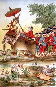 Mission nach Indochina von Augustus Pavie, französischer Entdecker und Diplomat (1847 - 1925), späte 19. Jahrhundert. Bibliothèque des arts décoratifs de la ville de Paris. Maciet-Sammlung