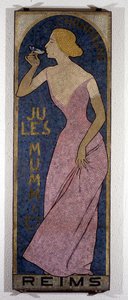 Mosaik für Champagner Mumm, Ende des 19. Jahrhunderts