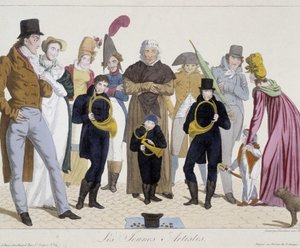 Straßenmusiker: junge Künstler (Horn) - Carnavalet