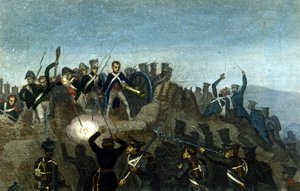 Napoleon I. in der Schlacht von Montmartre, 30. März