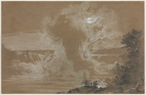 Niagarafälle bei Mondschein
