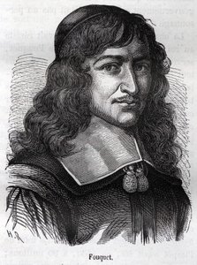Nicolas Fouquet (1615 - 1680), französischer Staatsmann. Gravur aus „L