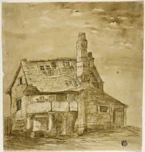 Altes Bauernhaus von Unknown artist
