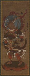 Einer der zwölf Deva: Fu-ten (Vayu) von Unknown artist