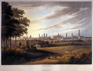 Übersicht der Stadt Berlin in Deutschland. 1814