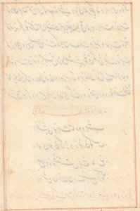 Seite aus Geschichten eines Papageis (Tuti-nama): Textseite (leer)