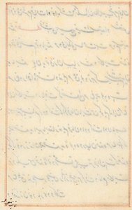 Seite aus Geschichten eines Papageis (Tuti-nama): Textseite von Unknown artist