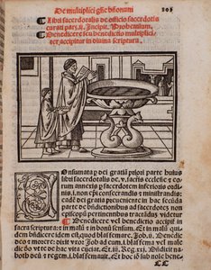 Seite des Liturgiebuchs „Liber Sacerdotalis“ von Castellini von Unknown artist