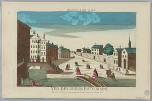 Guckkasten, Veu de Londun en Touraine von Unknown artist
