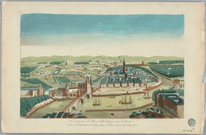 Guckkasten, Vue Perspective de Bilbao, Stadt in Spanien im Baskenland von Unknown artist