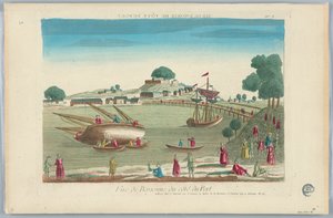 Guckkasten, Vue de Bayonne de Côté du Port, Nr. 3