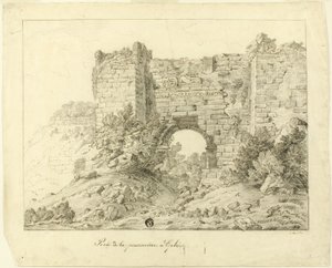 Verfolgungsportal, Ephesus von Unknown artist