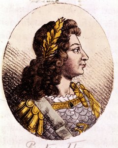 Peter II (1715-1730), Kaiser von Russland (1727-1730). Gravur aus dem frühen 19. Jahrhundert von Unknown artist