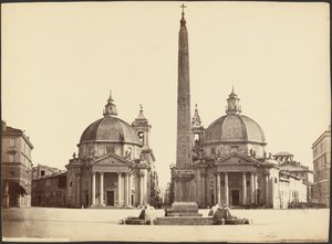 Piazza del Popolo von der Porta aus (Rom)
