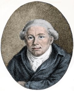 Porträt von Georg Christoph Lichtenberg (1742-1799), deutscher Wissenschaftler, Satiriker und Anglophiler - Gravur von Unknown artist