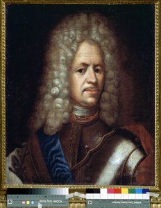 Porträt von Alexander Danilowitsch Menschikow, Generalissimus, Prinz des Heiligen Römischen Reiches und Herzog von Ungarn (1673-1729)