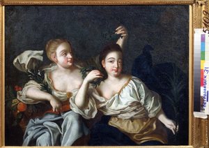 Porträt der Töchter von Peter dem Großen von Unknown artist