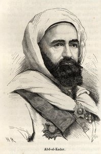 Porträt von Abd-el-Kader (1807 - 1883) von Unknown artist