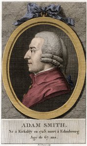 Porträt von Adam Smith (1723-1790), schottischer Philosoph und Ökonom