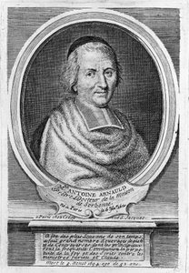 Porträt von Antoine Arnauld dit le Grand Arnauld (1612-1694), französischer Priester, Theologe, Philosoph und Mathematiker, Mitglied der Jansenisten von Unknown artist