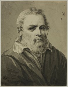 Porträt eines bärtigen Mannes von Unknown artist