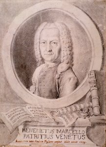 Porträt von Benedetto Marcello von Unknown artist
