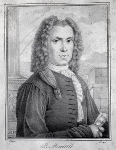 Porträt von Benedetto Marcello (Stich) von Unknown artist