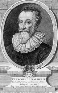 Porträt von François Malherbe, französischer Dichter (1555-1628) - Gravur
