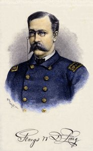 Porträt von George Washington de Long, amerikanischer Entdecker (1844-1881) von Unknown artist