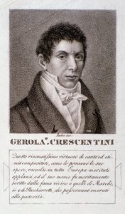 Porträt von Girolamo Crescentini