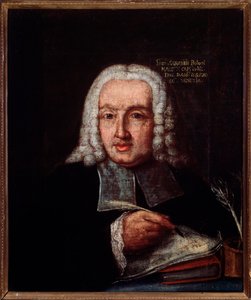 Porträt von Giuseppe Giacomo Saratelli (1714-1762), italienischer Komponist und Organist. Anonymes Gemälde. 18. Jahrhundert. Bologna, Civico Museo von Unknown artist