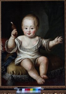 Porträt des Großfürsten Alexander Pawlowitsch von Russland als Baby