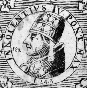 Porträt von Innozenz IV. (1195 - 1254)