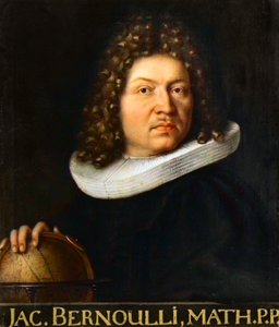 Porträt von Jacques Bernoulli (1667-1748) - Schweizer Mathematiker