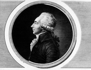 Porträt von Jean Baptiste Anacharsis Clootz von Unknown artist