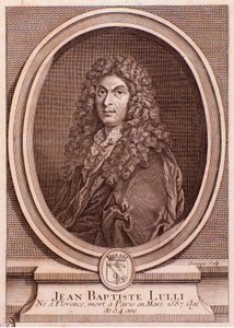 Porträt von Jean Baptiste Lully (Stich)