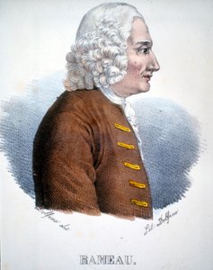 Porträt von Jean Philippe (Jean-Philippe) Rameau (1683 - 1764), französischer Komponist von Unknown artist